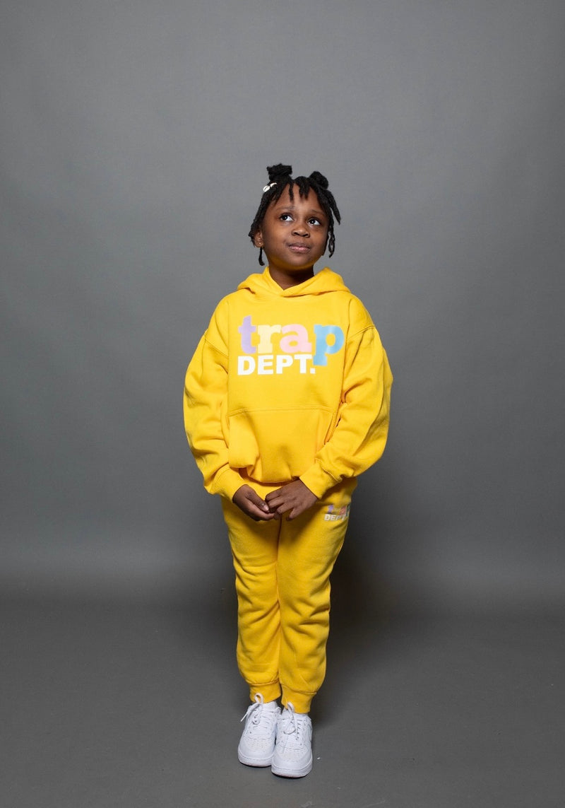 Kid “Cozy” Yellow Trap Dept. Sweatsuit