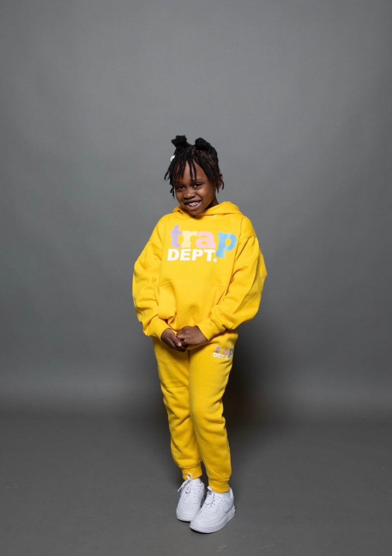 Kid “Cozy” Yellow Trap Dept. Sweatsuit